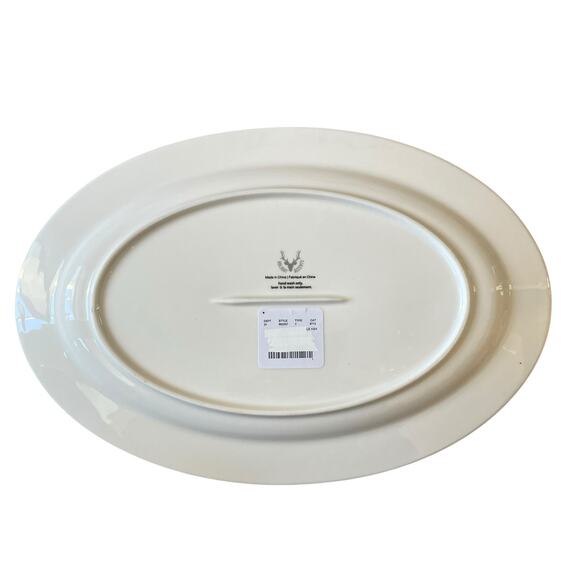 Christmas Nutcracker Soldier Serving Platter Tray 10x14 Oval Holiday New - Picture 9 of 10